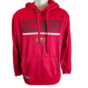 Tampa Bay Buccaneers size medium NFL team apparel hoodie sweater EUC football #